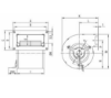 Immagine di Ventilatore Centrifugo Embpapst Serie D2E 