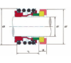 Immagine di Tenuta Meccanica Liquiblock RB 21-G60 Grafite Silicio EPDM